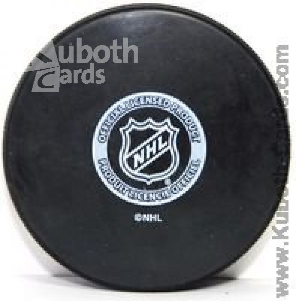 NHL Autograph Logo Souvenir Puck - Carolina Hurricans