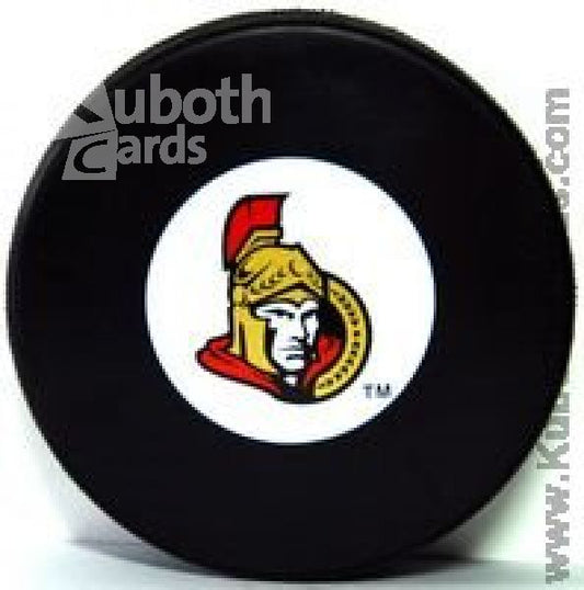NHL Autograph Logo Souvenir Puck - Ottawa Senators