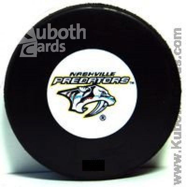 NHL Autograph Logo Souvenir Puck - Nashville Predators
