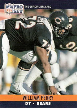 NFL 1990 ProSet - No 455 - William Perry