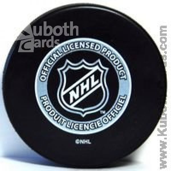 NHL Basic Team Logo Souvenir Puck - New Jersey Devils