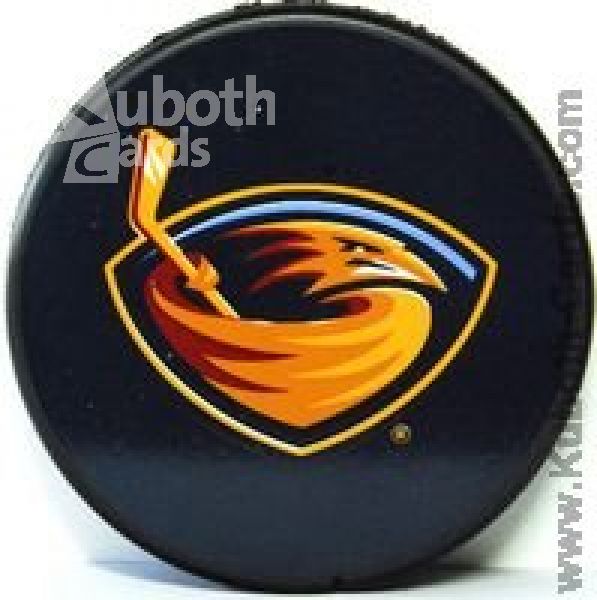 NHL Basic Team Logo Souvenir Puck - Atlanta Trashers