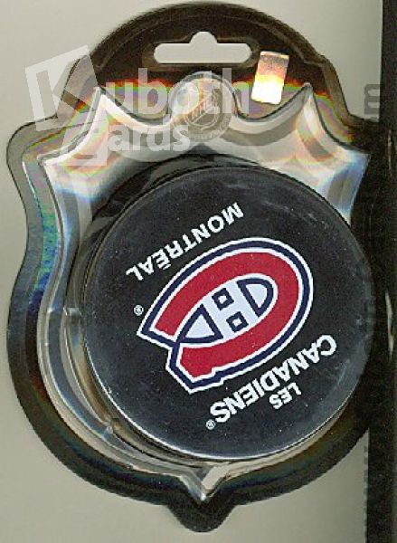 NHL Basic Team Logo Blister Puck - Montreal Canadiens