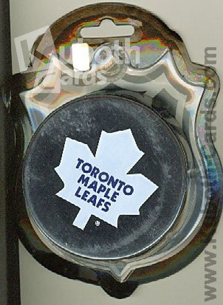 NHL Basic Team Logo Blister Puck - Toronto Maple Leafs