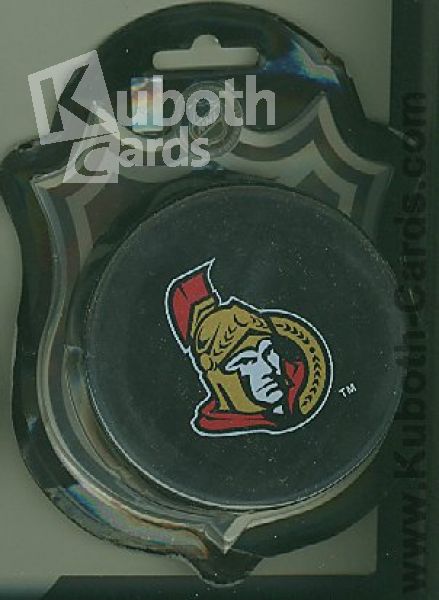 NHL Basic Team Logo Blister Puck - Ottawa Senators