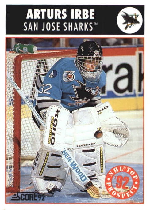 NHL 1992 / 93 Score - No 457 - Arturs Irbe