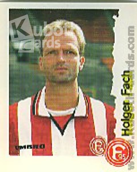 Football 1996/97 Bundesliga Panini - No 75 - Holger Fach