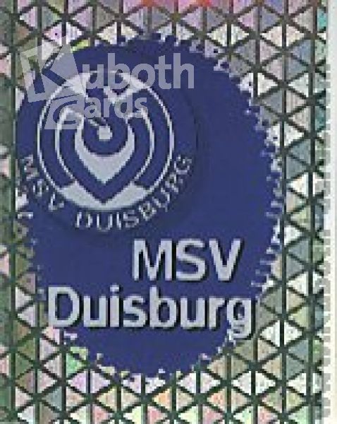 Football 1996/97 Bundesliga Panini - No 58 - Logo Duisburg