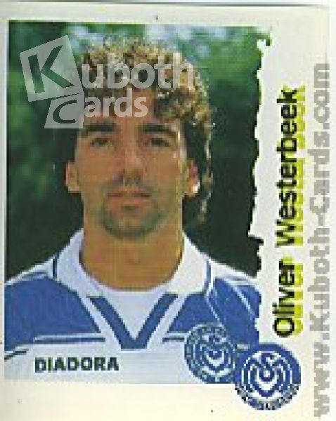 Football 1996/97 Bundesliga Panini - No 62 - Oliver Westerbeck