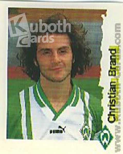 Fussball 1996 / 97 Bundesliga Panini - No 40 - Georg Brand