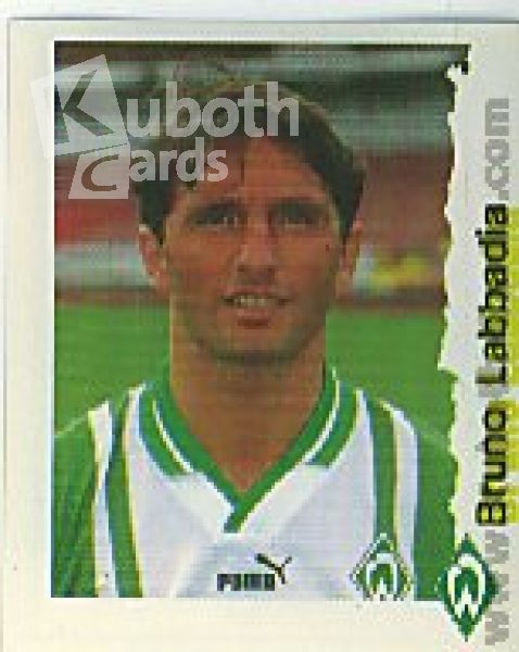 Fussball 1996 / 97 Bundesliga Panini - No 43 - Bruno Labbadia