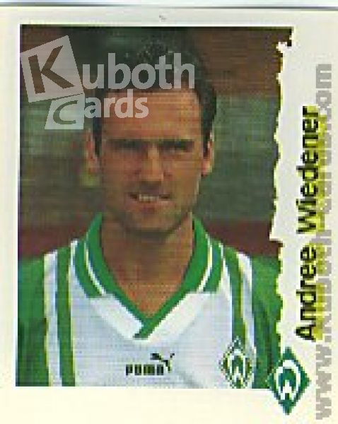 Soccer 1996/97 Bundesliga Panini - No 39 - Andree Wiedener