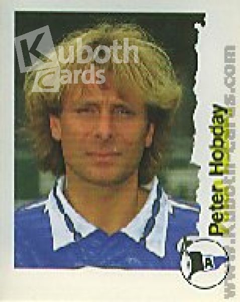 Football 1996/97 Bundesliga Panini - No 11 - Peter Hobday