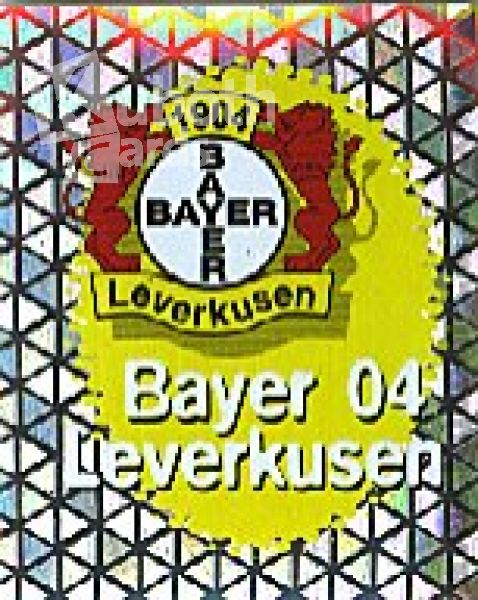 Football 1996/97 Bundesliga Panini - No 136 - Logo Leverkusen