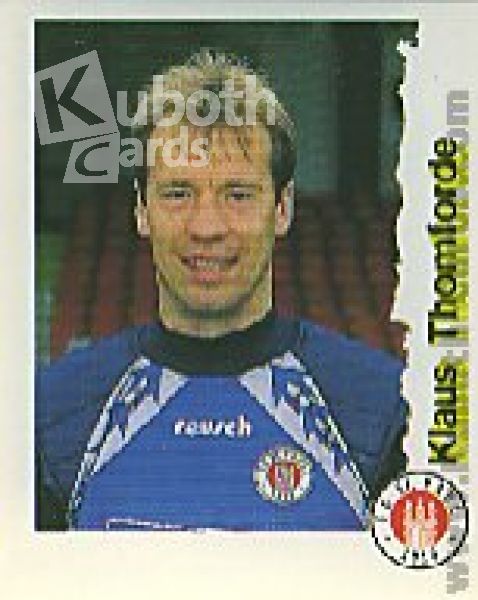 Football 1996/97 Bundesliga Panini - No 189 - Klaus Thomforde