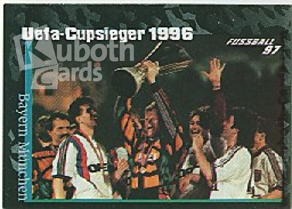 Fussball 1997 Panini - No 2 - UEFA Cup Sieger Bayern München