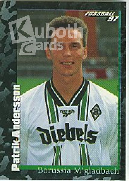 Football 1997 Panini - No 84 - Patrik Andersson