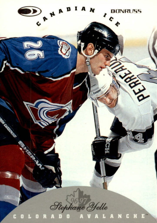 NHL 1996 / 97 Donruss Canadian Ice - No 45 - Stephane Yelle