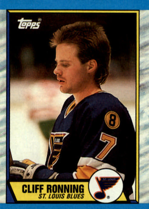 NHL 1989-90 Topps - No 45 - Cliff Ronning