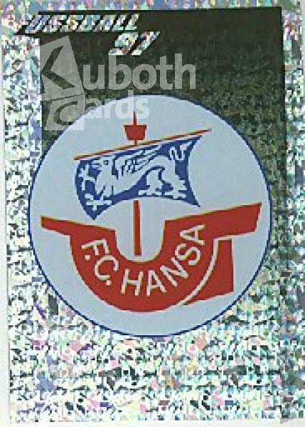 Football 1997 Panini - No 131 - Logo Rostock