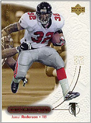 NFL 2000 Upper Deck Ovation - No 4 - Jamal Anderson