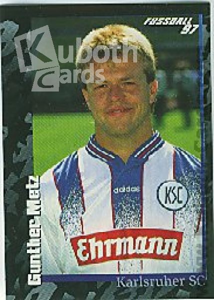 Football 1997 Panini - No 160 - Gunther Metz