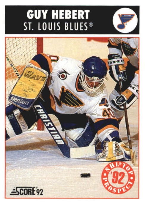 NHL 1992 / 93 Score - No 460 - Guy Hebert