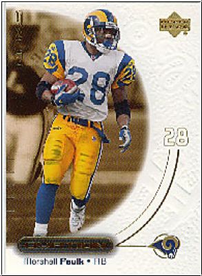 NFL 2000 Upper Deck Ovation - No 47 - Marshall Faulk