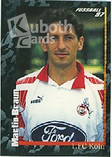 Football 1997 Panini - No 303 - Martin Braun