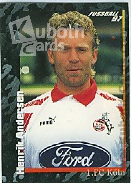 Fussball 1997 Panini - No 306 - Henrik Andersen