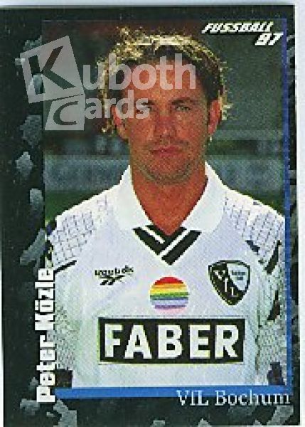 Football 1997 Panini - No 411 - Peter Közle