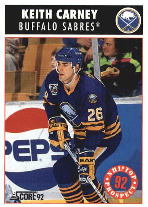 NHL 1992 / 93 Score - No 461 - Keith carney