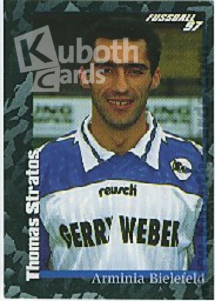 Fussball 1997 Panini - No 427 - Thomas Stratos