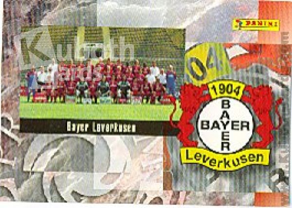 Fussball 1997 Panini Premium - Logo/Team Bayer 04 Leverkusen