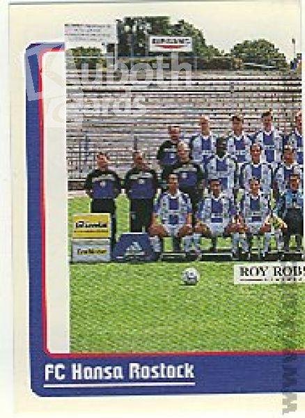 Fussball 1998 / 99 Panini - No 135 - Team Rostock