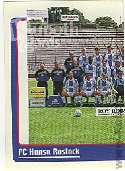 Football 1998/99 Panini - No 135 - Team Rostock