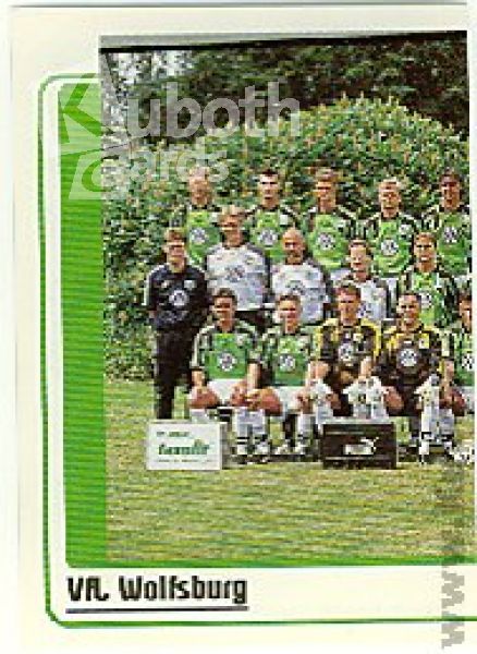 Football 1998/99 Panini - No 343 - Team Wolfsburg