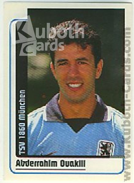 Football 1998/99 Panini - No 335 - Abderrahim Ouakili