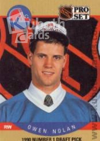 NHL 1990-91 Pro Set - No 401 - Owen Nolan