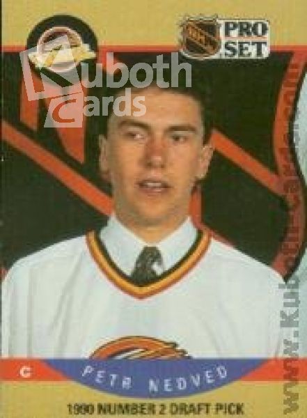 NHL 1990-91 Pro Set - No 402 - Petr Nedved