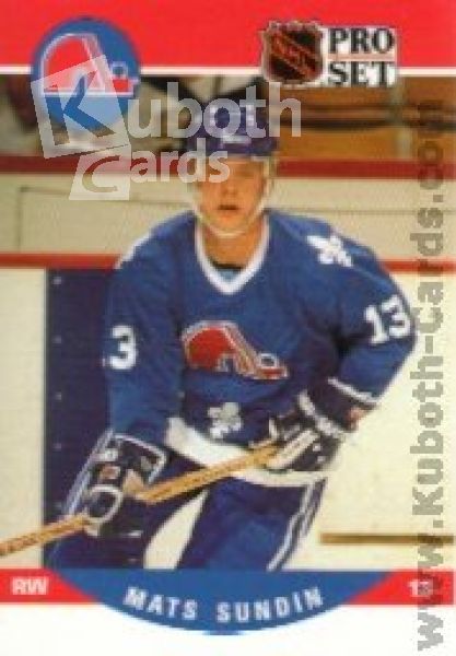 NHL 1990-91 Pro Set - No 636 - Mats Sundin