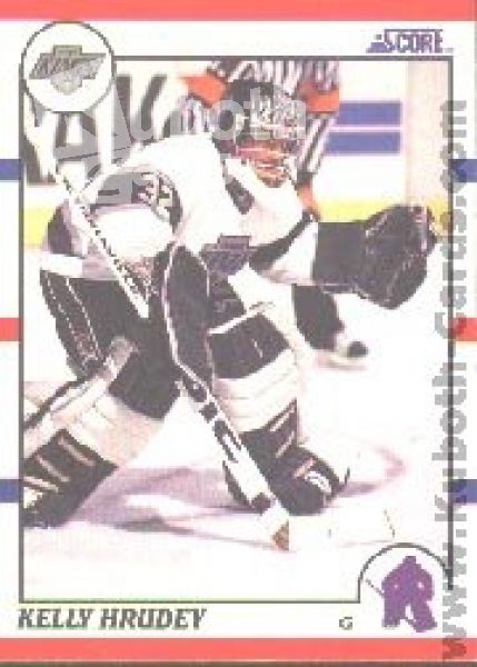 NHL 1990-91 Score - No 115 - Kelly Hrudey