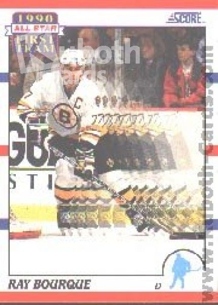 NHL 1990-91 Score - No. 313 - Ray Bourque