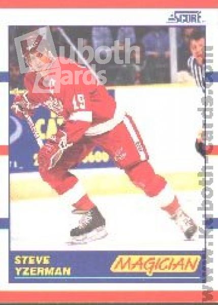 NHL 1990-91 Score - No. 339 - Steve Yzerman