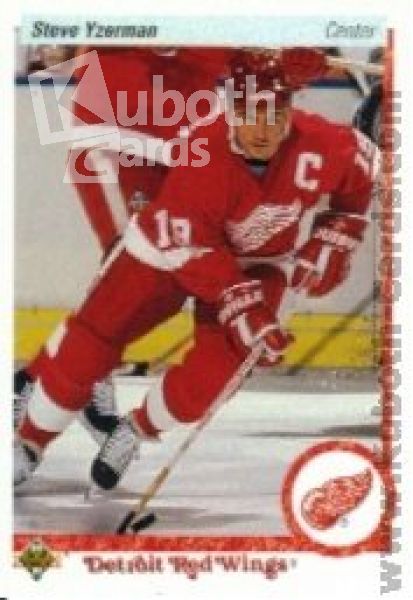 NHL 1990-91 Upper Deck - No 56 - Steve Yzerman