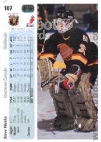 NHL 1990-91 Upper Deck - No 107 - Steve Weeks