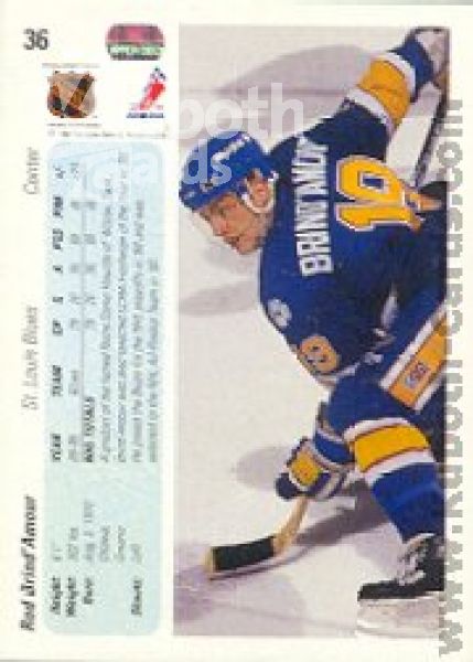 NHL 1990-91 Upper Deck - No 36 - Rod Brind'Amour