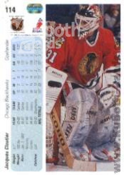 NHL 1990-91 Upper Deck - No 114 - Jacques Cloutier