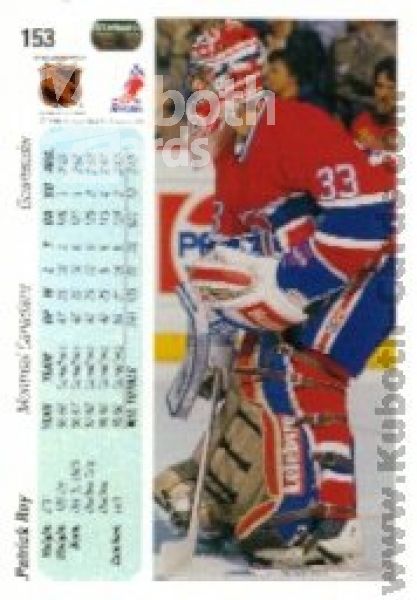 NHL 1990-91 Upper Deck - No 153 - Patrick Roy