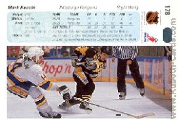 NHL 1990-91 Upper Deck - No 178 - Mark Recchi